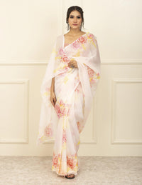 ROSEBERRY | Organza | Indidha Saree