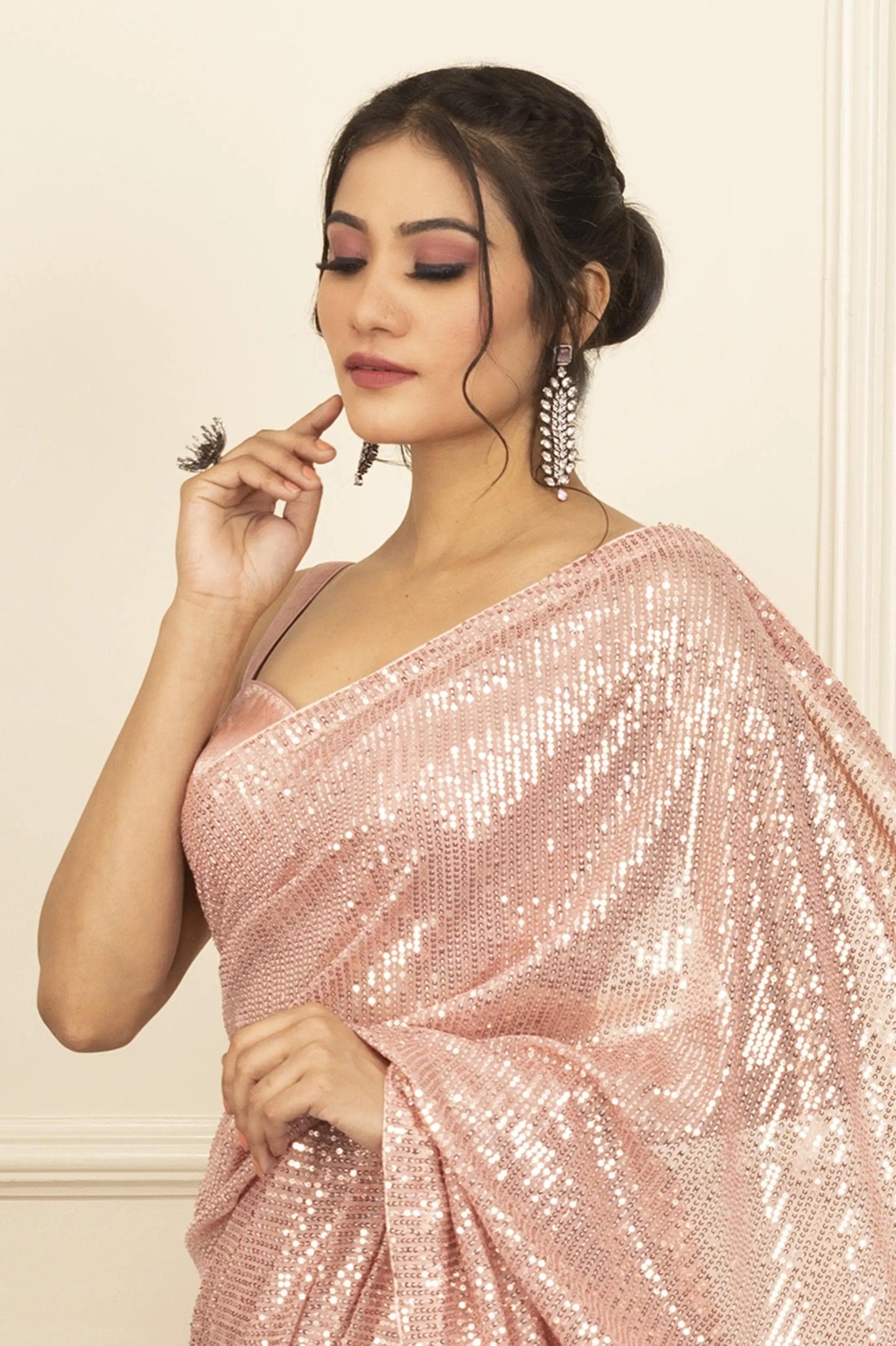 ROSHNI | Sequins | Indidha Saree