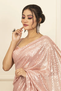 BDS Gandhi Nagar Saree ROSHNI | Sequins | Indidha Saree