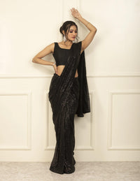 BDS Gandhi Nagar Saree SCORPION | Sequins | Indidha Saree