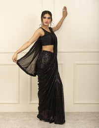 BDS Gandhi Nagar Saree SCORPION | Sequins | Indidha Saree