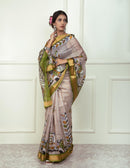 Bina Textile BGP Saree SONCHIRYA | Mulberry Silk | Indidha Saree