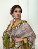 Bina Textile BGP Saree SONCHIRYA | Mulberry Silk | Indidha Saree