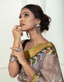 Bina Textile BGP Saree SONCHIRYA | Mulberry Silk | Indidha Saree