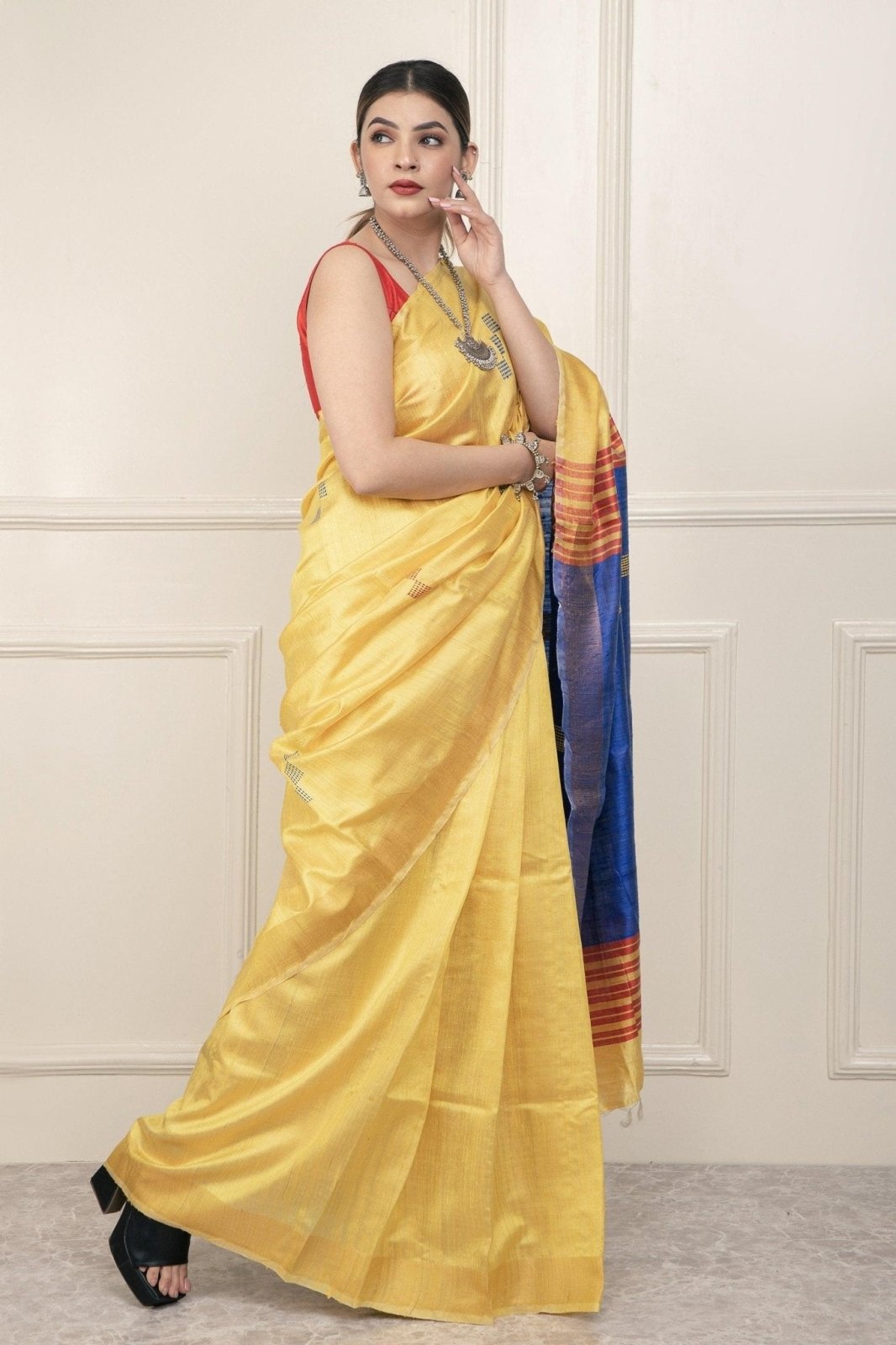 SUNSHINE | Dupion Silk | Indidha Saree