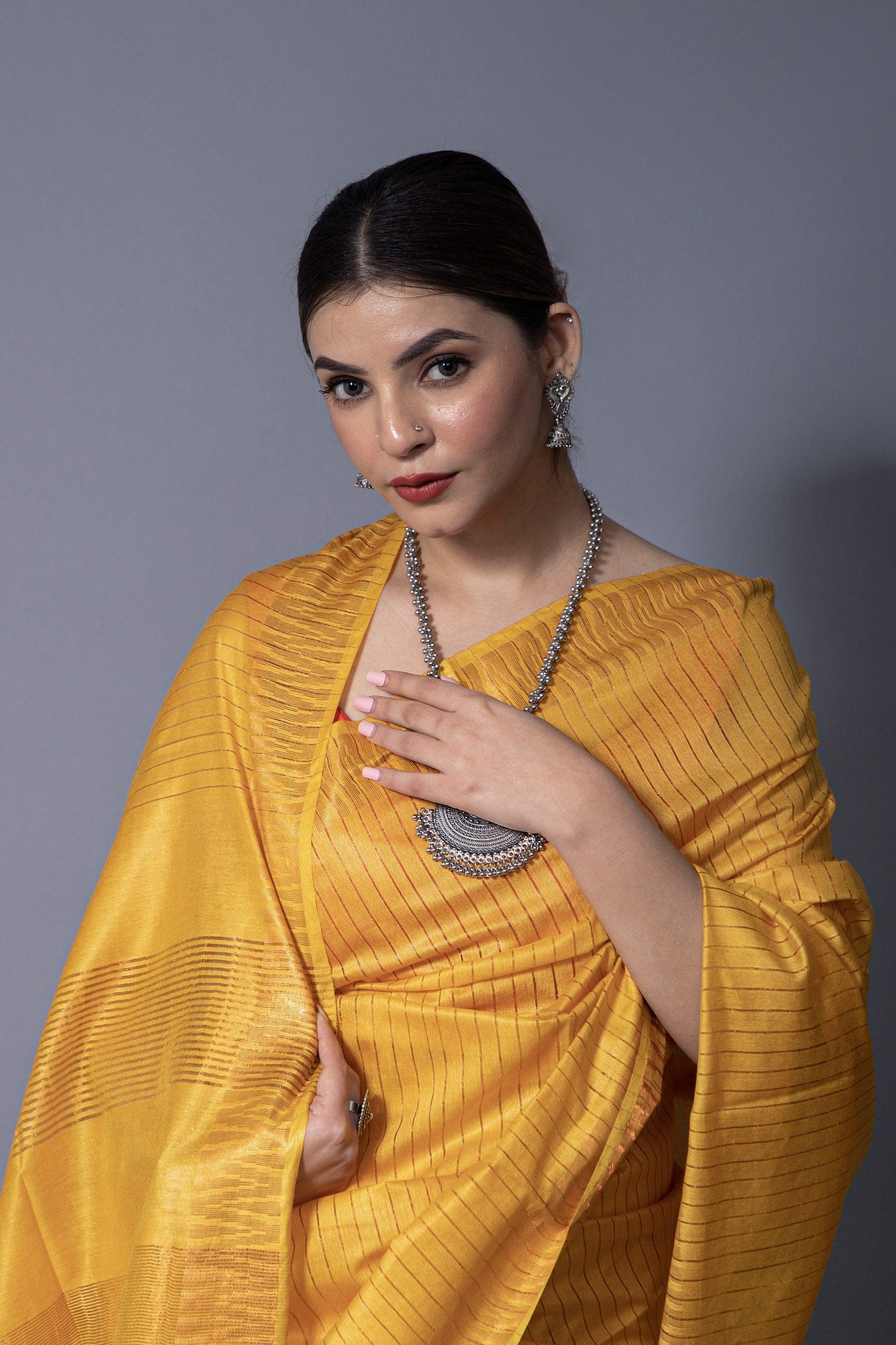 Bina Textile BGP Saree TARANA | Katan Silk | Indidha Saree