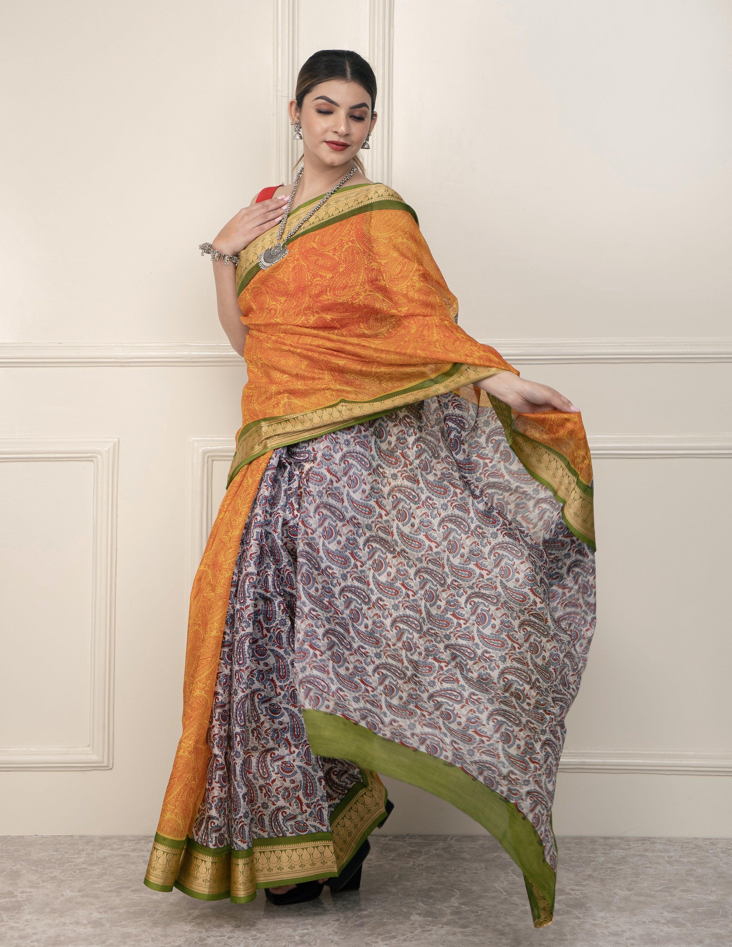 Bina Textile BGP Saree TIMELESS | Mulberry Silk | Indidha Saree
