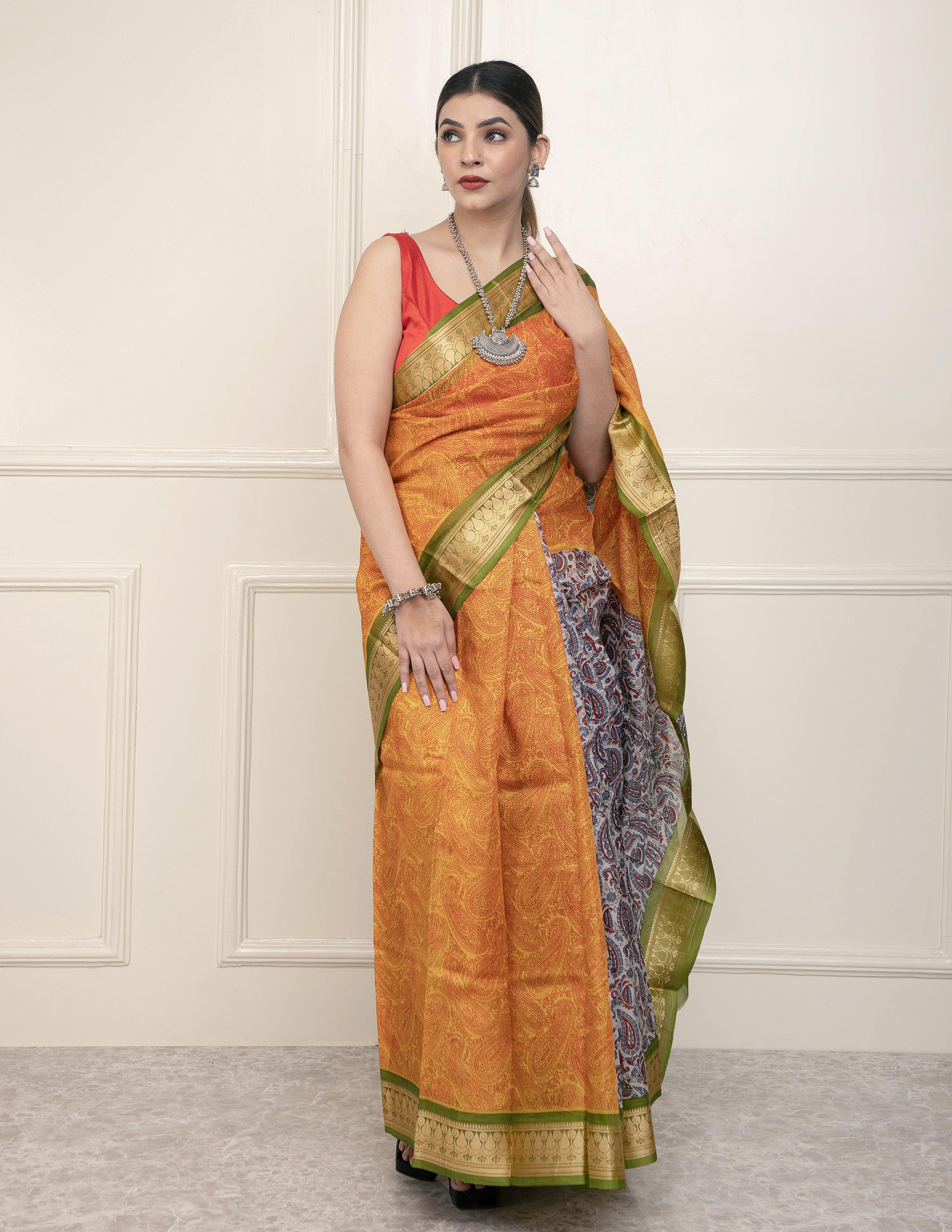 Bina Textile BGP Saree TIMELESS | Mulberry Silk | Indidha Saree