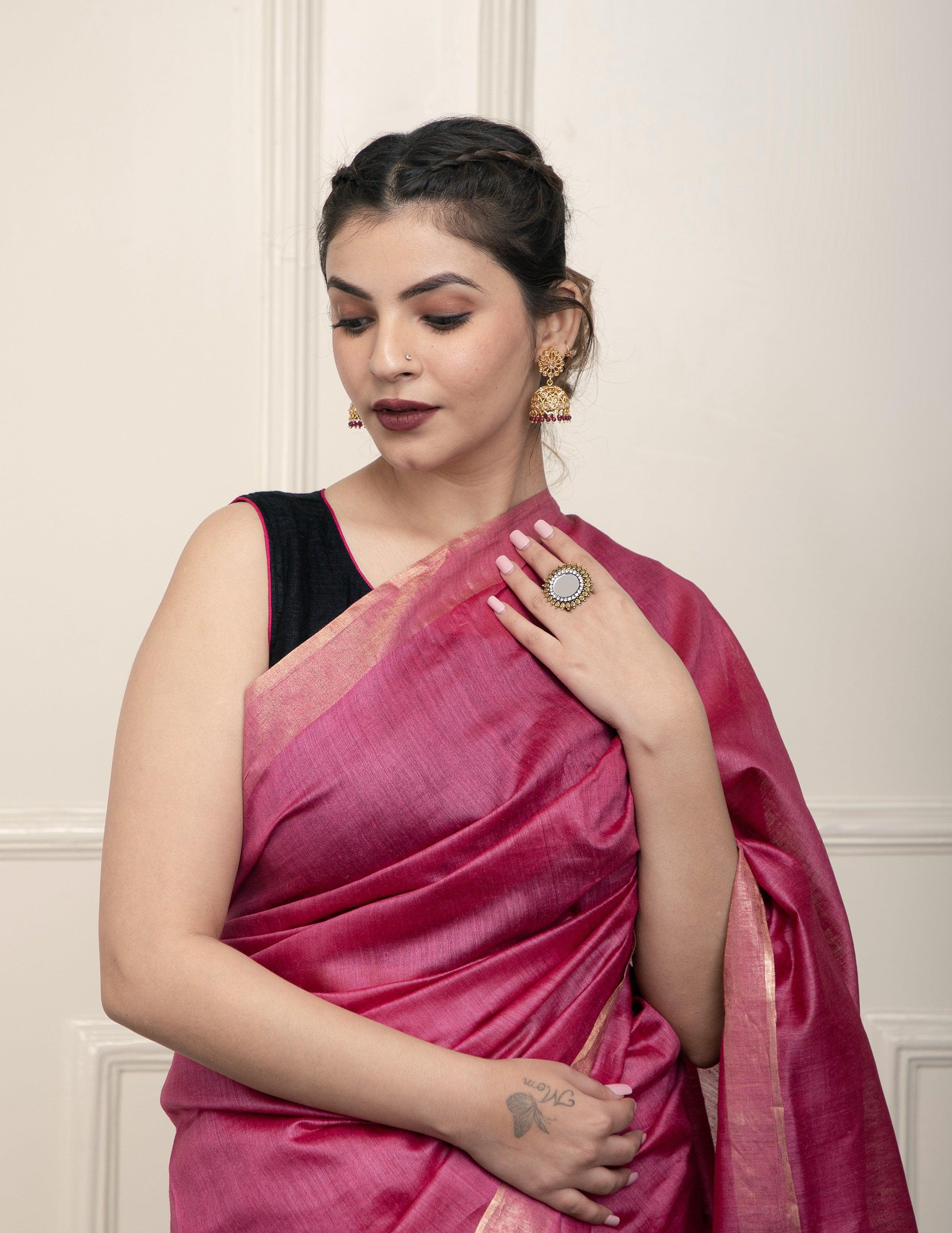 Bina Textile BGP Saree VIBE | Muga Silk | Indidha Saree