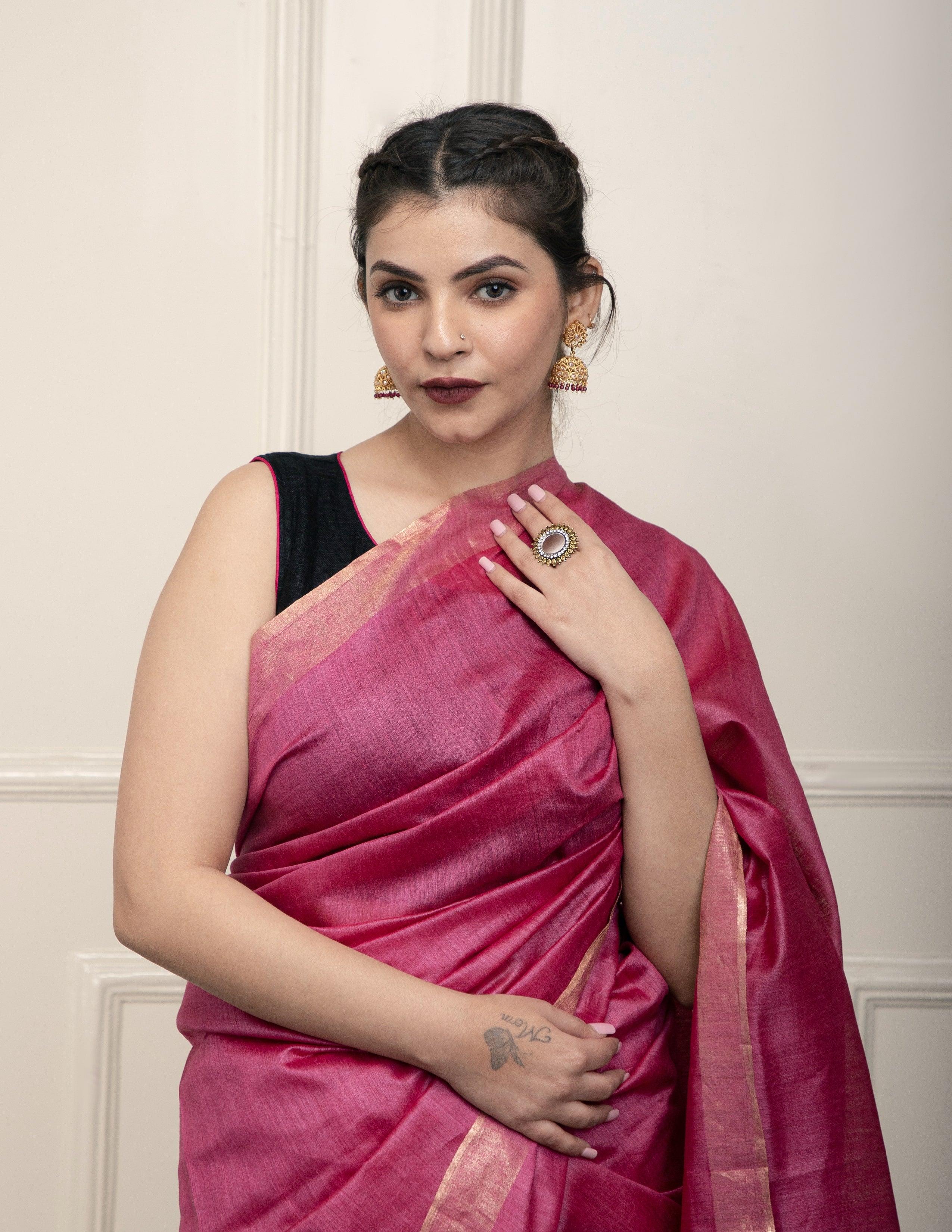 Bina Textile BGP Saree VIBE | Muga Silk | Indidha Saree