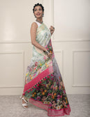 Bina Textile BGP Saree VINE | Linen | Indidha Saree