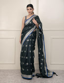 Bina Textile BGP Saree WO ZAMANA | Linen | Indidha Saree
