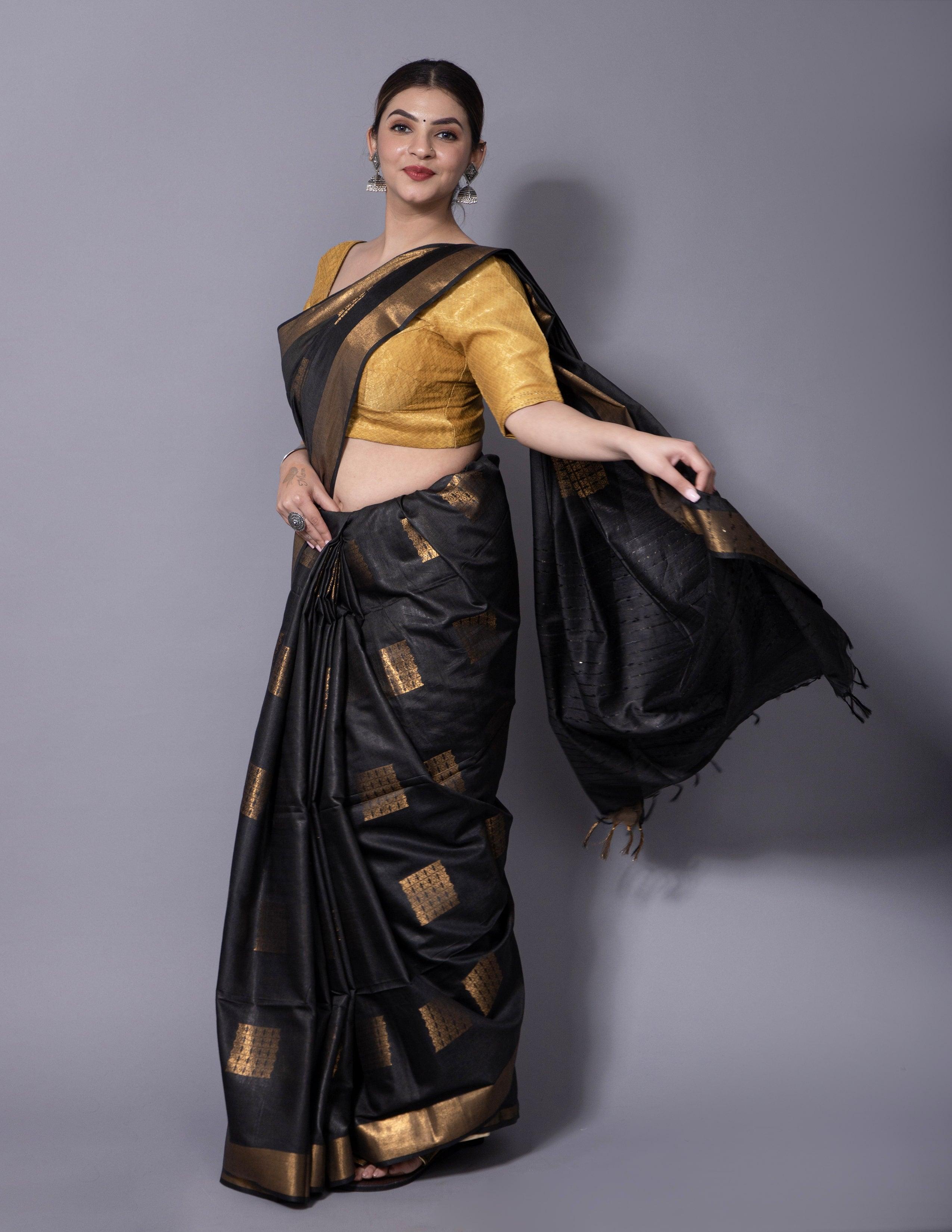 ZARBA | Katan Silk | Indidha Saree Saree